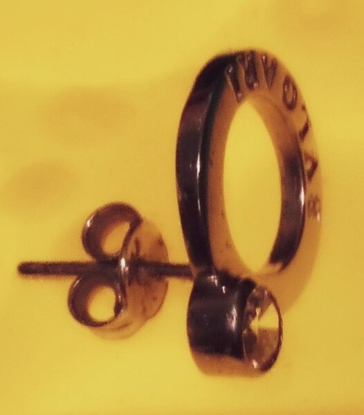 Cercei Bvlgari din argint 950.
