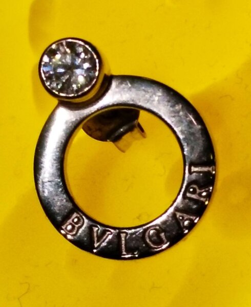 Cercei Bvlgari din argint 950.