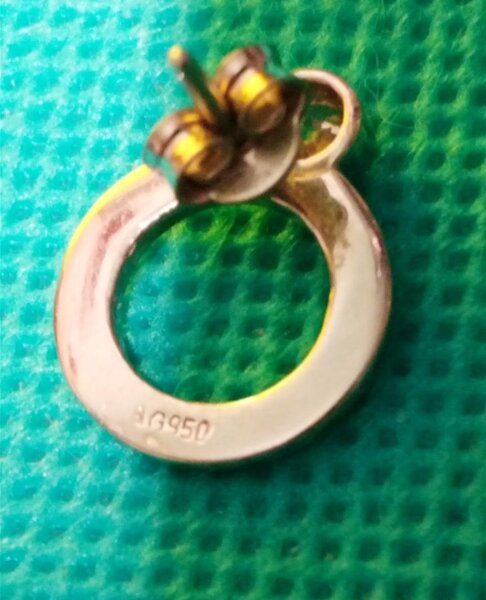 Cercei Bvlgari din argint 950.